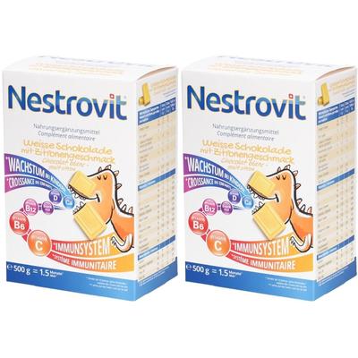 Nestrovit Weiße Schokolade Wachstum und Immunsystem x2 2x500 g