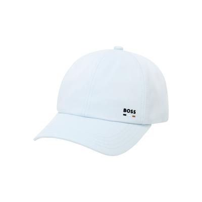 Baseball Cap BOSS "Zed BOSS Icon", Herren, weiß (open blau 499), Twill, Baumwolle, unifarben, Caps, aus Baumwoll-Twill, unisex