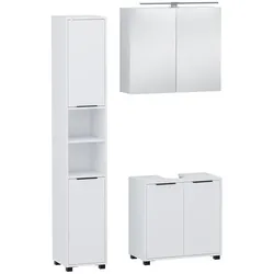 Vicco, Badmöbelset, Badmöbel-Set Alina, Weiss, 3 Teile