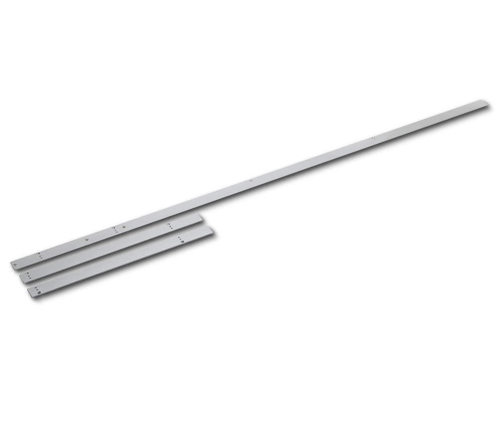 DORMAKABA Montageplatten-Set DORMA für Gleitschiene G-GSR flach, Aluminium 64480001