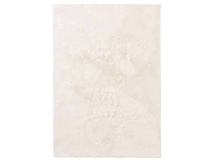 Tapis fausse fourrure crème 200x290