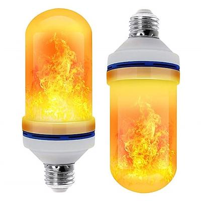 LED-E27-Flammenbirne, Feuerlampe, Maisbirne, flackerndes LED-Licht, dynamischer Flammeneffekt, 85–265 V, für die Beleuchtung zu Hause