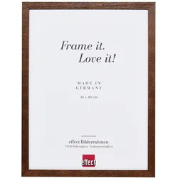 effect Bilderrahmen Profil 2430 Holz Normalglas / Floatglas / Nussbaum / ohne Ab...