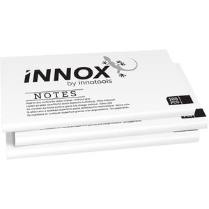 Innox Haftnotizen 32001006, weiß, 200 x 100mm, elektrostatisch klebend, 3x 100 Blatt
