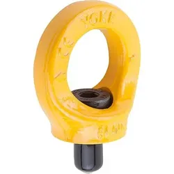 RINGSCHRAUBE DREHBAR D=M10 STAHL, GELB, OHNE SECHSKANTSCHLÜSSEL, SCHWARZ