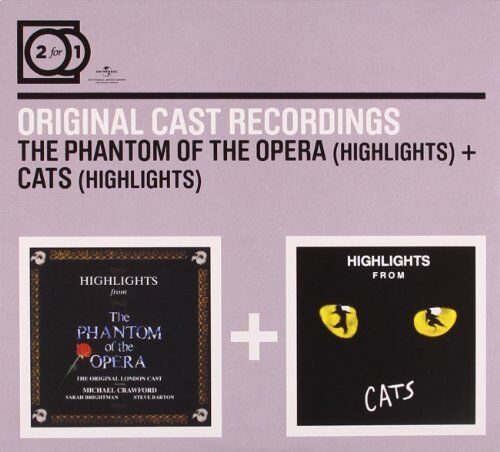 Original London Cast - 2 for 1:Phantom of the Opera/Cats (Highlights) - Preis vom 14.10.2026 23:07:16 h