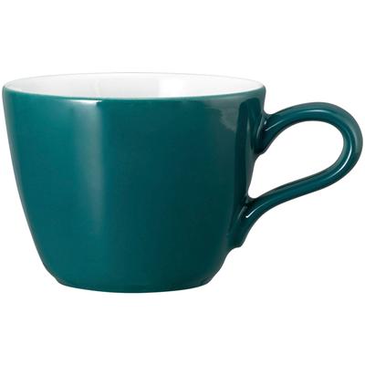 Espressotasse SELTMANN WEIDEN "Life Fashion", grün (trendy petrol, weiß), B:6,8cm H:5,1cm Ø:9,1cm, Porzellan, Trinkgefäße, Espressotasse, Espressoobertasse 0,09 l