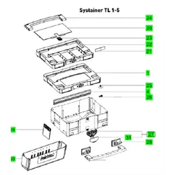 FESTOOL Systainereinlage SYS-BS DSC 125