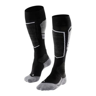 Skistrümpfe FALKE "SK4 Advanced", Herren, Gr. 46-48, schwarz (schwarz, mix), Materialmix, normal, Socken, wärmend, hohe Feuchtigkeitsaufnahme, schnell trocknend