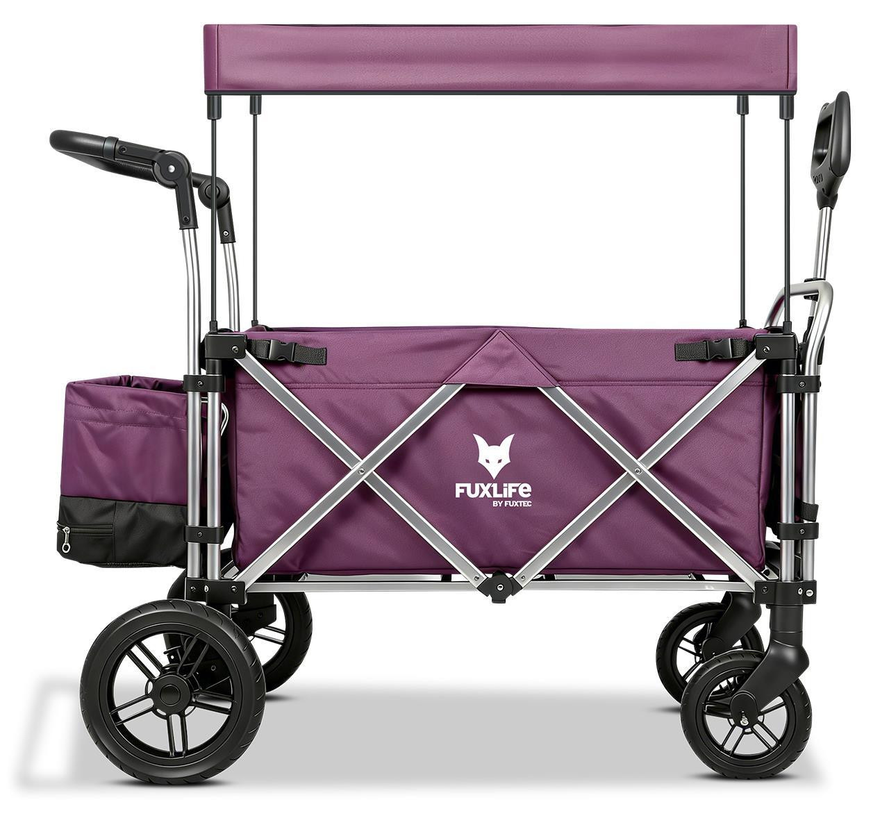 Fuxtec FUXLIFE FX-CTL900 bollewagen in paars met zonnedak en koeltas