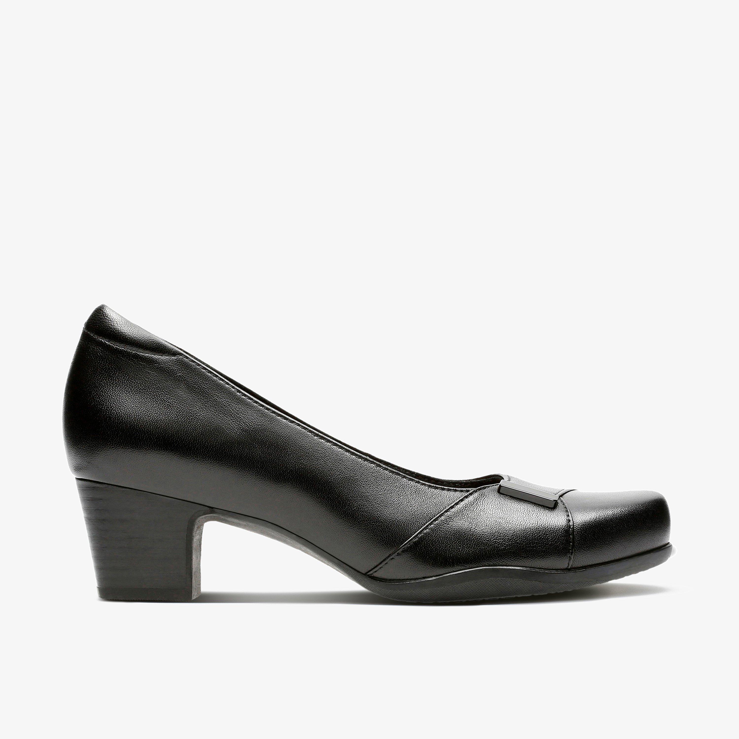 Rosalyn Belle Zwarte Leren Schoenen