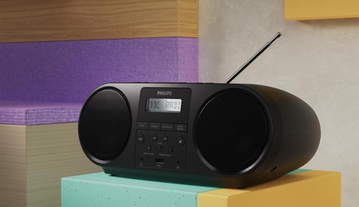 Philips Lettore Cd/radio Fm Taz6000/10-black