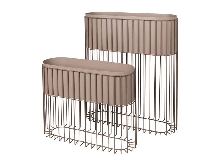Broste Copenhagen Pot à fleurs Fenja Simply taupe warm grey