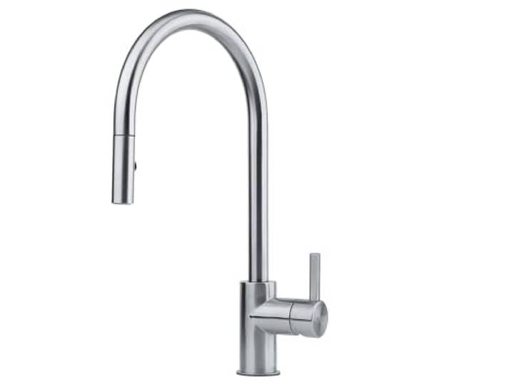 FRANKE Robinet de lavabo Eos Neo pull-out spray 115.0590.045 Couleur/Finition : Acier inoxydable