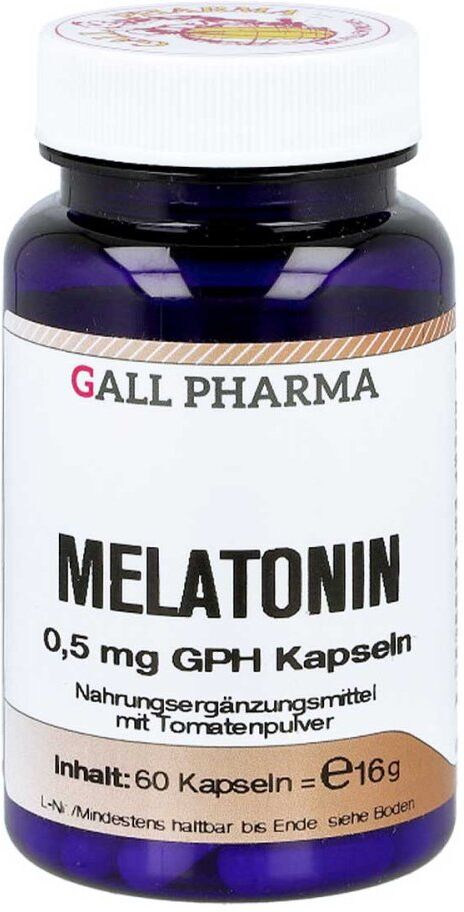 Melatonin 0,5 mg Gph Kapseln 60stk