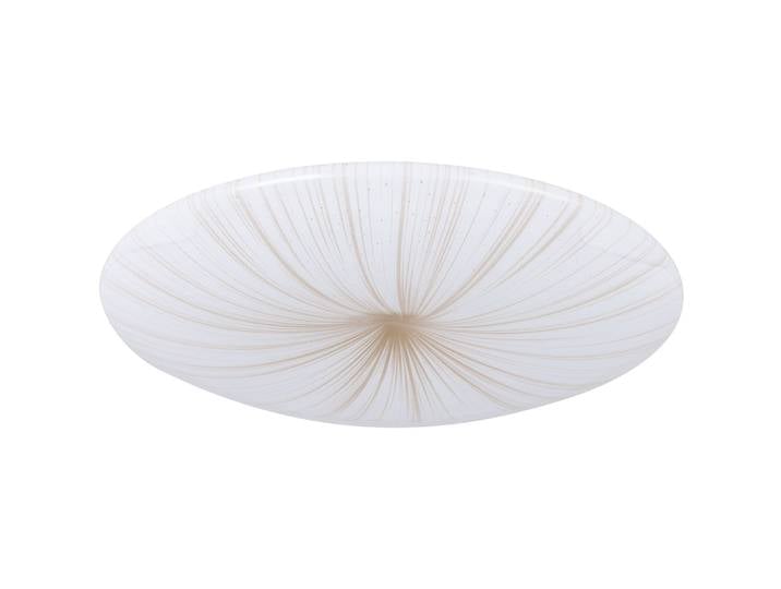 Eglo Deckenlampe Nieves 1 Weiss Stahl 2300 lm B 41 cm - LED - Lichtfarbe: Warmweiss - LED Energiesparlampen