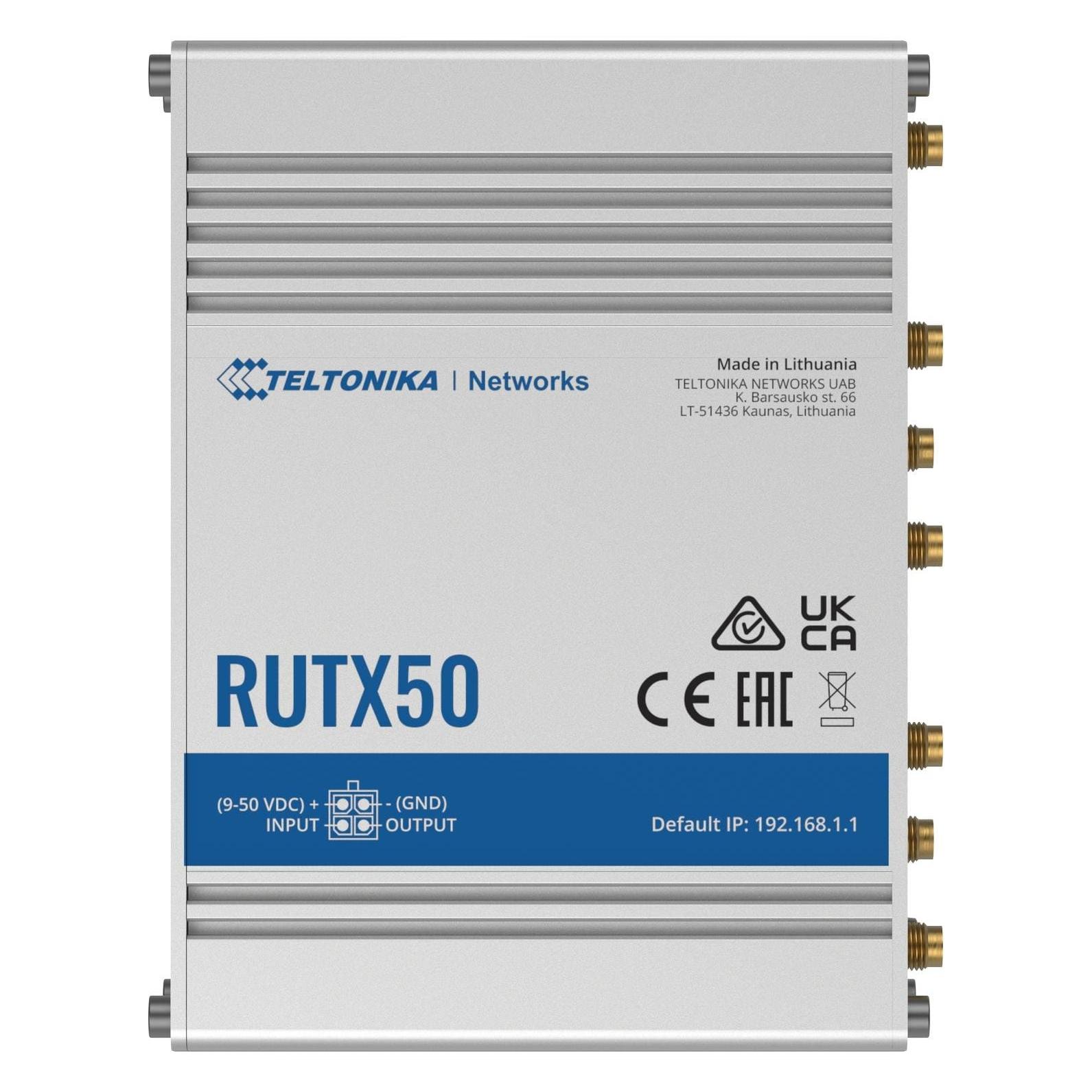 Teltonika RUTX50 (EU) 5G LTE router (RUTX5000AC00)