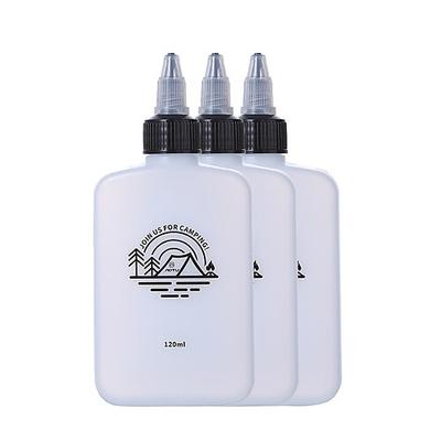 Premium Outdoor Ölflasche für Camping, Grillen Wandern - auslaufsicher, tragbar langlebiger 120ml Edelstahlbehälter