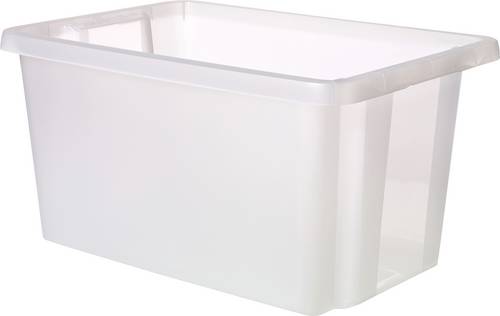 Curver 225404 Drehstapelbehälter ESSENTIALS Drehstapelbox 45L, transparent stapelbar Transparent 1St.