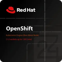 Red Hat OpenShift Kubernetes Engine (Bare Metal Node) (1-2 sockets up to 128 Cores)