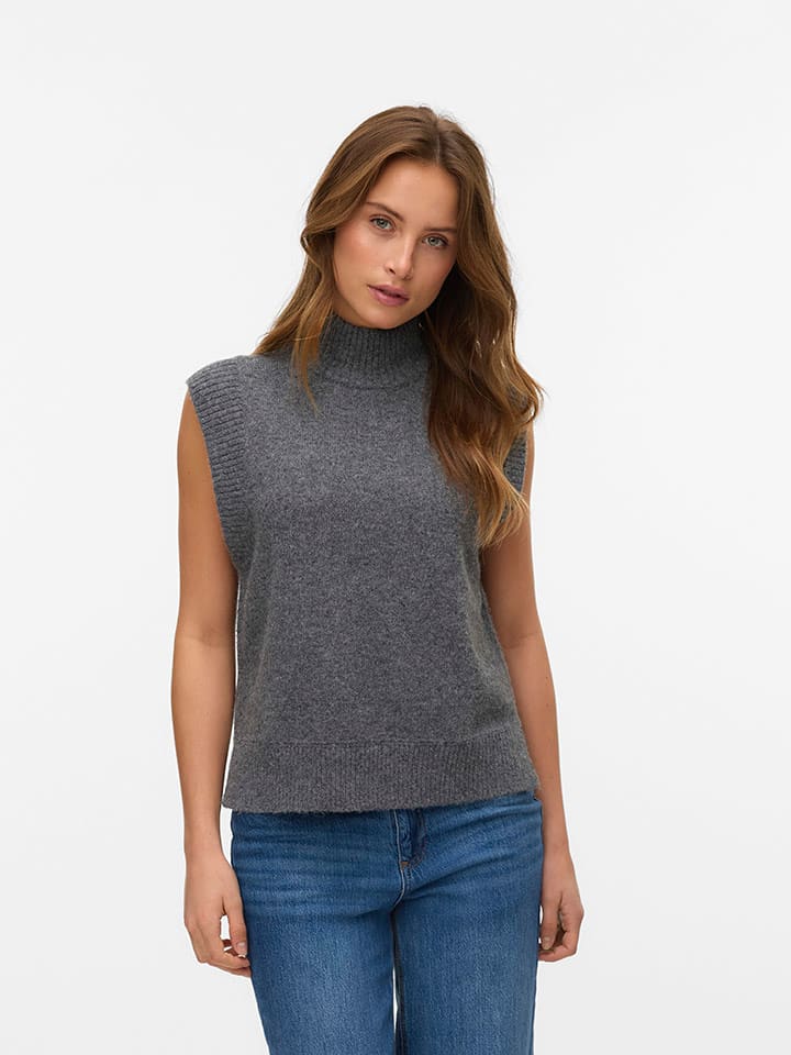 Vero Moda Pullunder in Grau - XS