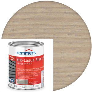 Remmers Holzlasur HK-Lasur 3in1 Grey-Protect plus, 0,75l, außen, wetterfest, silbergrau