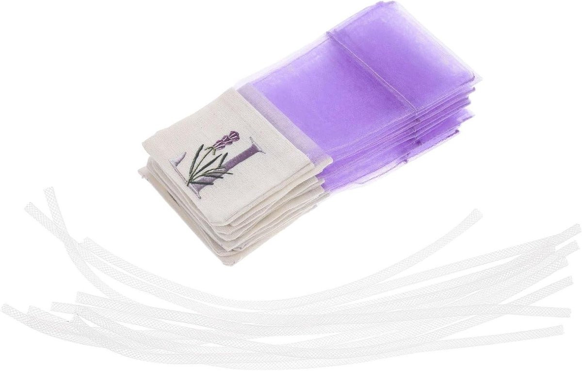 10 stuks Transparante Organza Geurzakjes van Ademend Mesh Materiaal voor het Opfrissen van je Kast