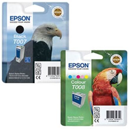 Epson Multipack T007(negro) + T008(color)