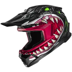 HJC Y50 Megadon Crosshelm - schwarz - YM (50/51)
