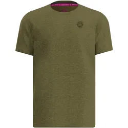 BIDI BADU Crew Two Colored Tennisshirt Herren OL - olive M