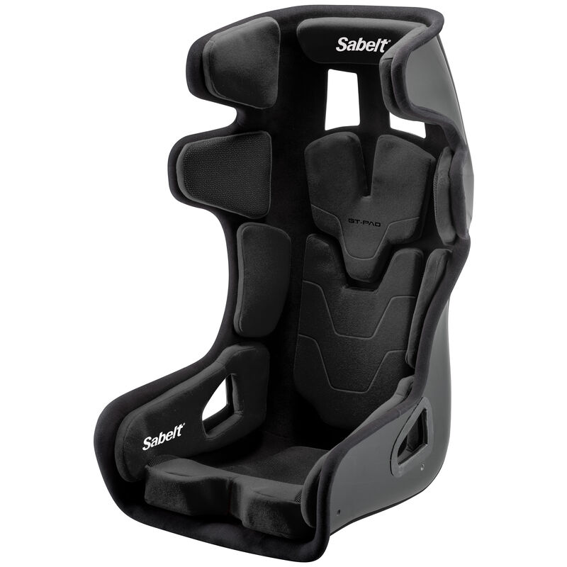 Sabelt GT PAD XL Rennsitz, Glasfaser-Schale, FIA-geprüft, modular - schwarz