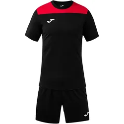 JOMA Phoenix II Trikot + Shorts Set 106 - schwarz/rot L