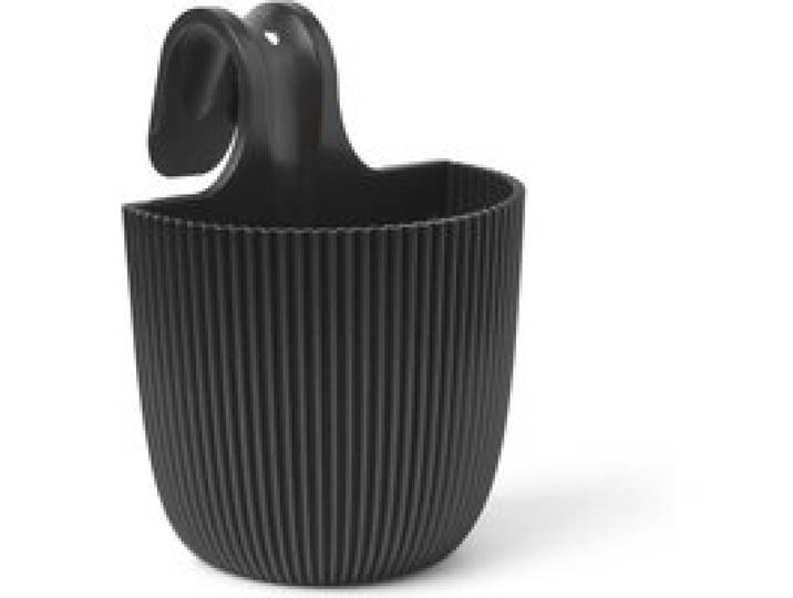 CAPI EUROPE Jardinière pour garde-corps de balcon »Groove«. (noir)