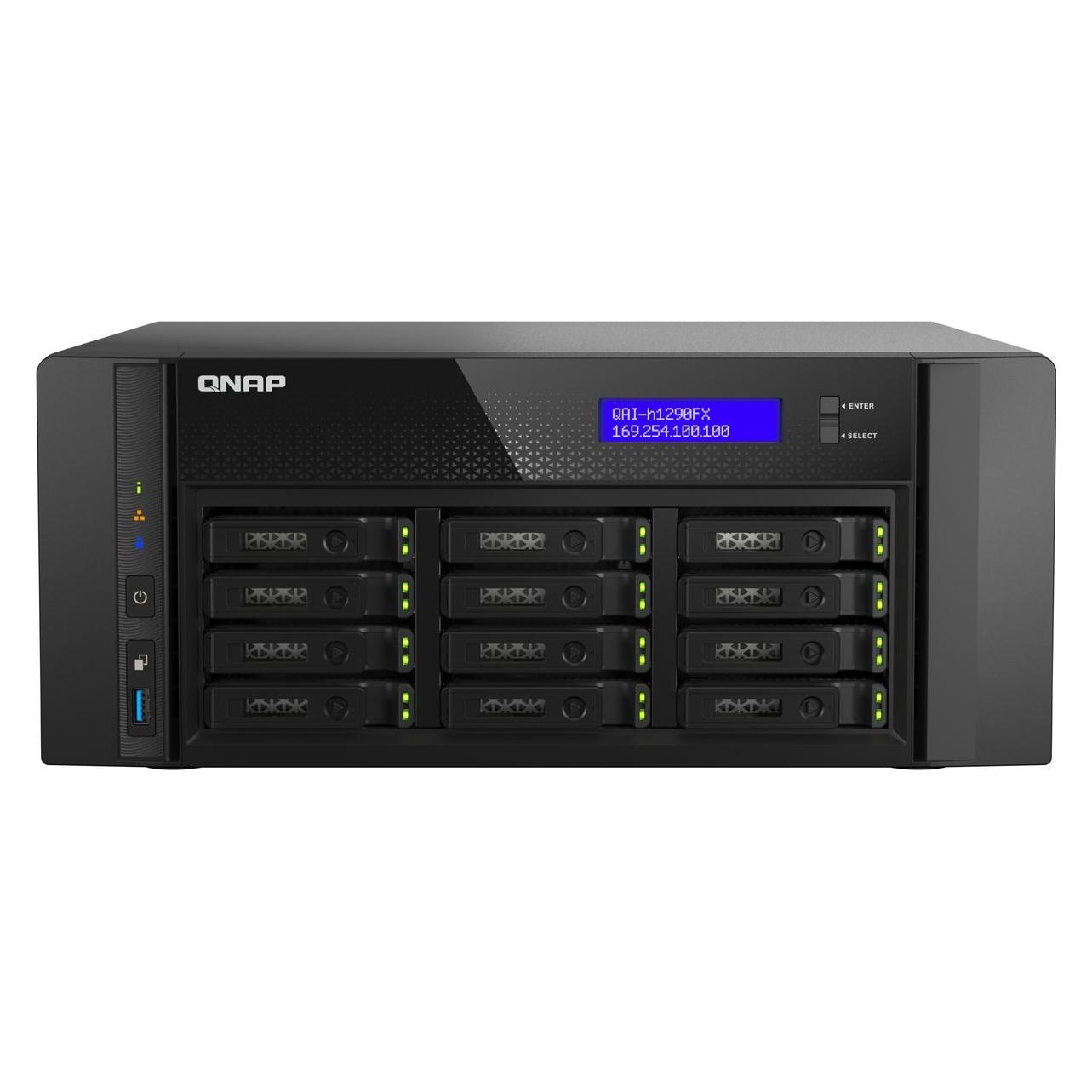 QNAP QAI-H1290FX7302P128G Serveur Nas QAI-h1290FX-7302P-128G Tower (QAI-H1290FX-7302P-128G)