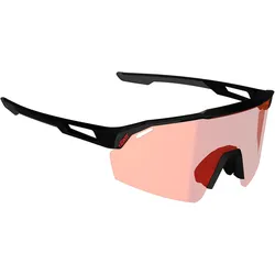 Leatt, Unisex, Sportbrille, SpeedViz Lite Iriz Crystal Fahrradbrille (Black Red, Rot), Rot, Schwarz