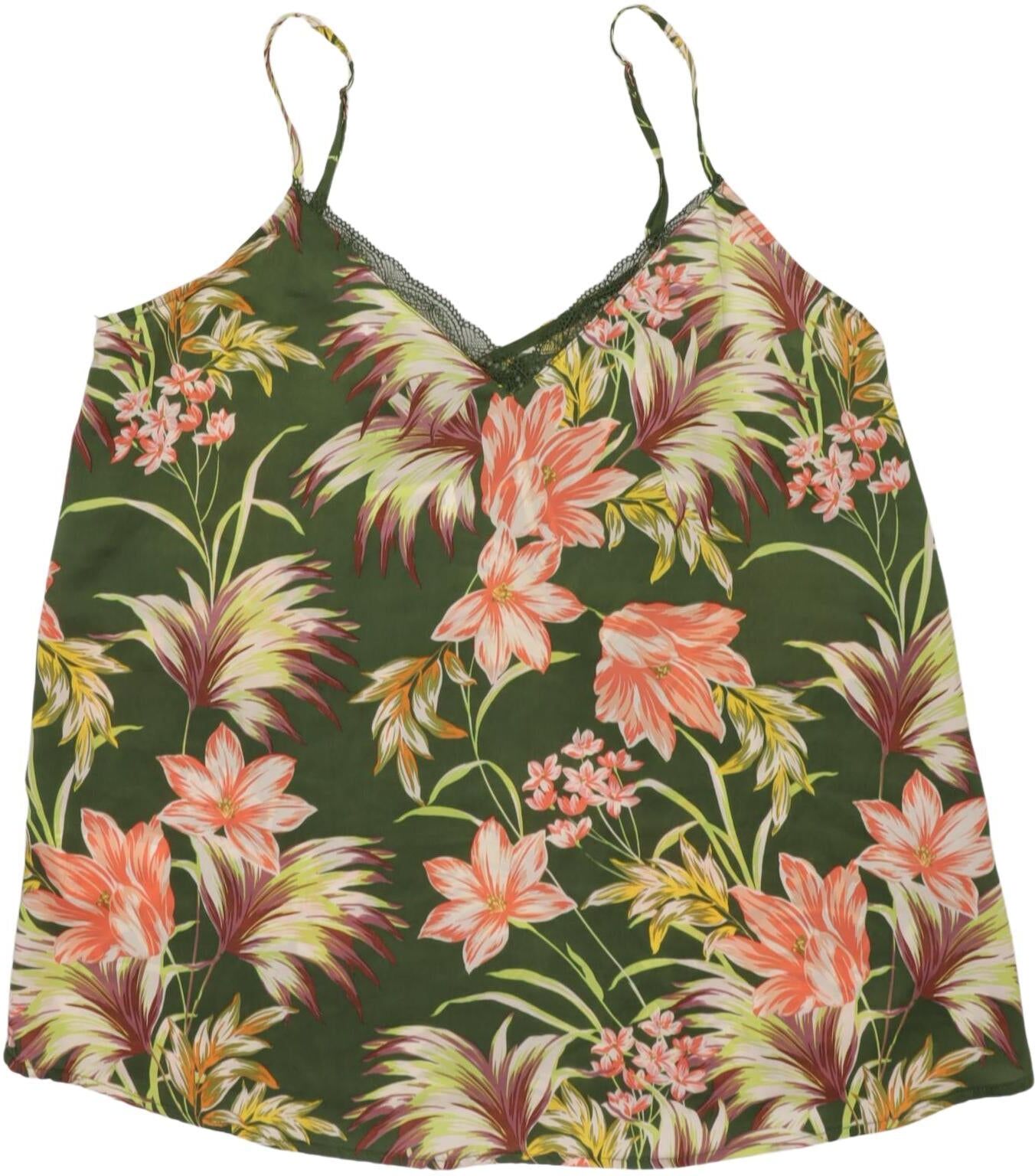 Promod Damen Top, Grün, Gr. EU 38, Synthetik - Second Hand