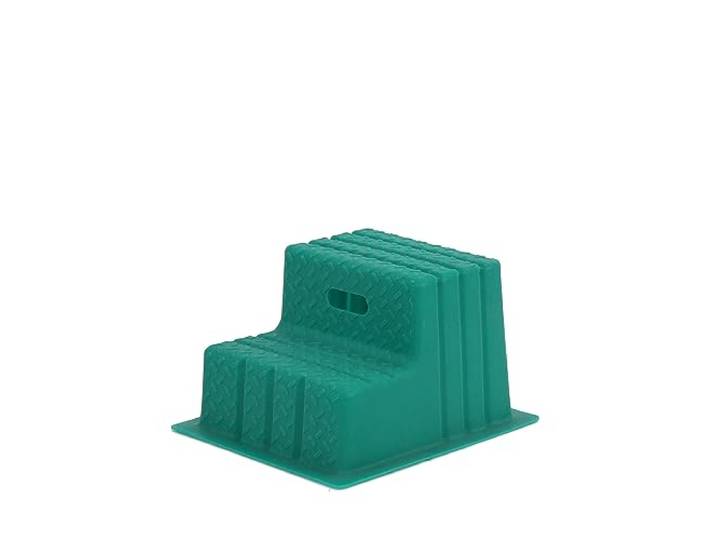 Nedlandic Aufstiegshilfe, Aufstiegs-Hocker mit 2 Stufen. (Grün)