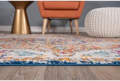 The Curated Nomad Sunset Distressed Vintage Bohemian Rug