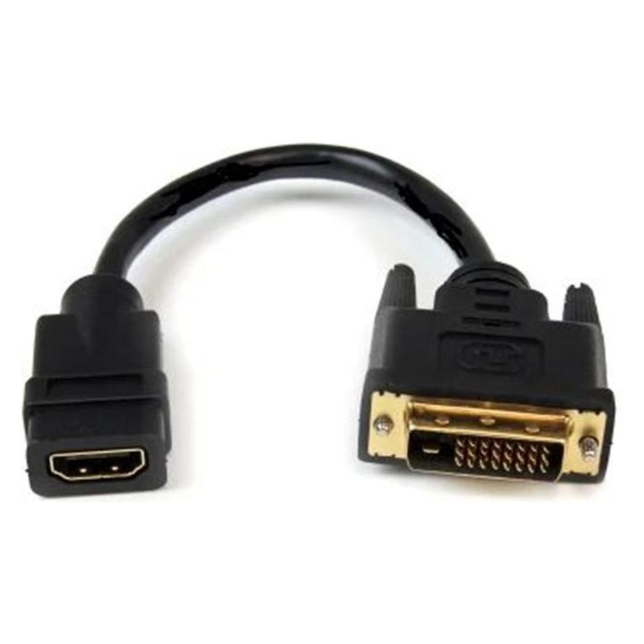 Garbot Cableadapter DVI-HDMI. M/F. Black. 15cm (DVI, HDMI) (820416)