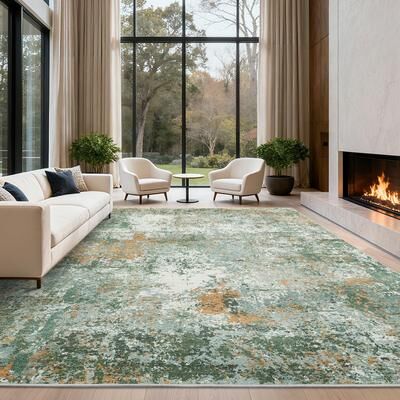 Garvee Modern Colorful Abstract Area Rug