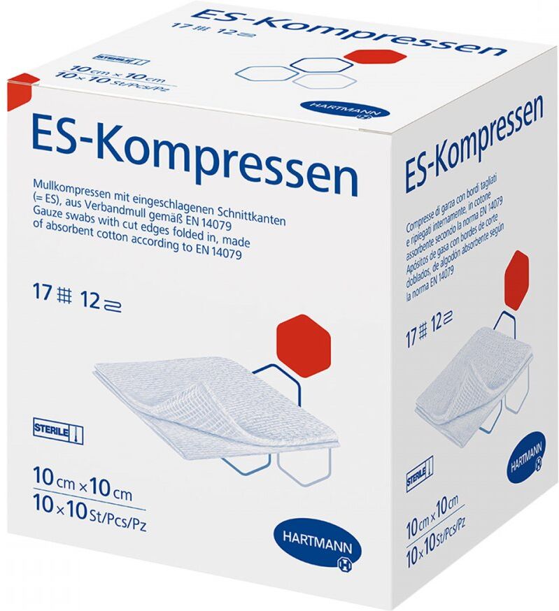Es-kompressen steril 10x10 cm Grosspackung