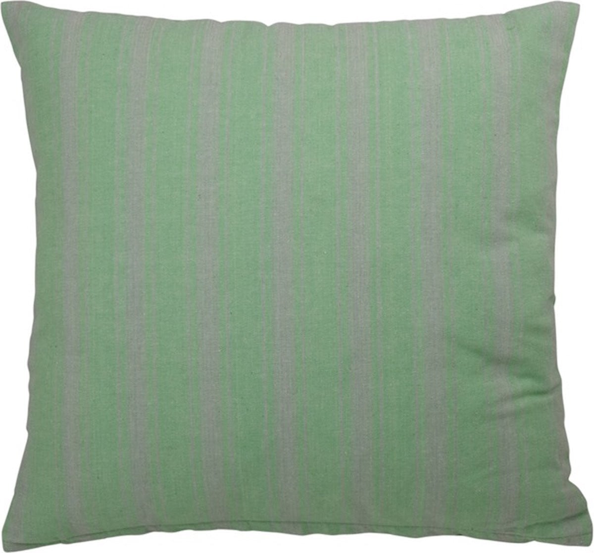 Linen & More Sierkussen Linen Stripe Licht Groen 45 x 45 cm