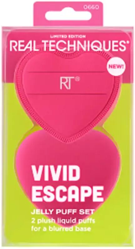 Real Techniques Vivid Escape Jelly Puff 2-Piece Case