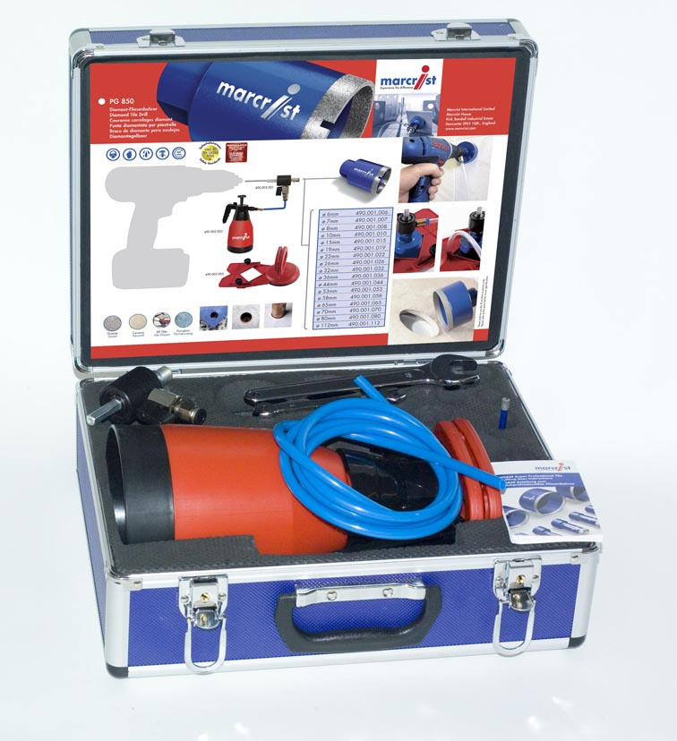MARCRIST Starterset Fliesenbohrkrone PG850 00201383