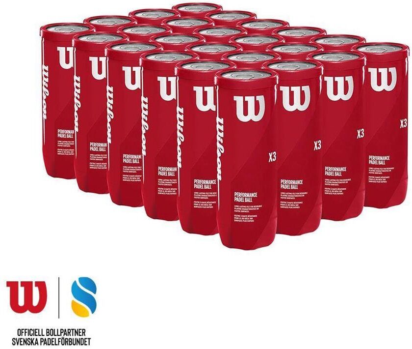 Wilson Performance Padel Ball X3 24 tuubia