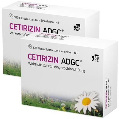 2x Cetirizin-ADGC Filmtabletten 2x100 St