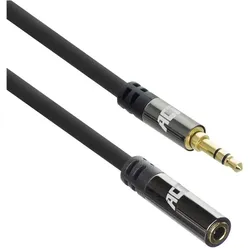 ACT 3.5mm Klinke – 3.5mm Buchse (5 m, AUX Kabel), Audiokabel