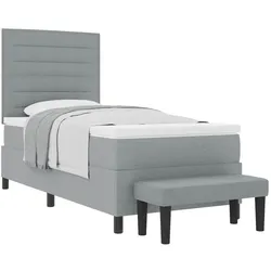 vidaXL, Boxspringbett, Damenia (Linien-Design) (80 x 200 cm)