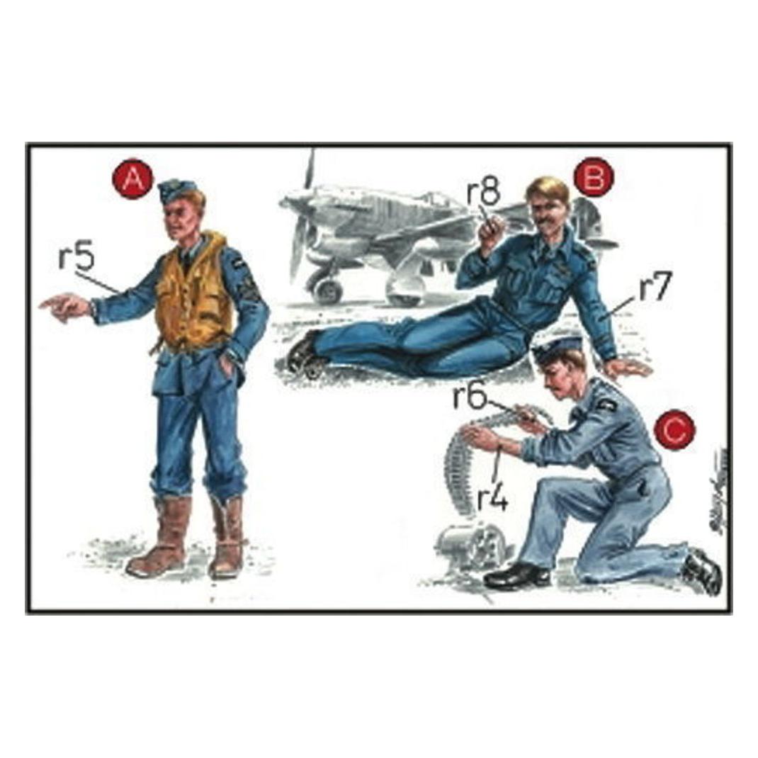 CMK RAF Mechaniker und Pilot (129-F72041)