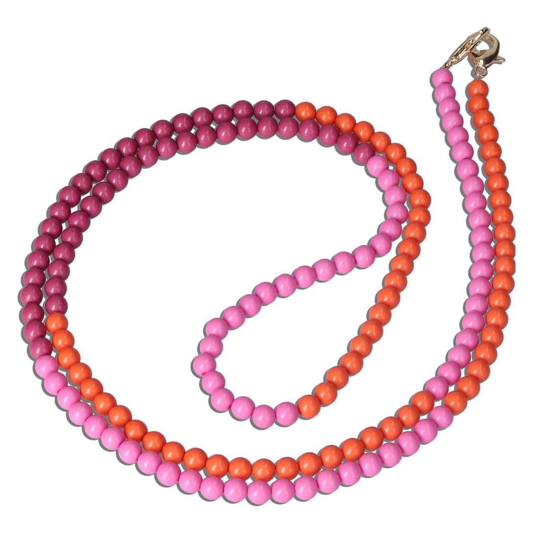 Casetastic Lanyard Beads - Orange/Pink/Purple (125cm) (CT-128460)